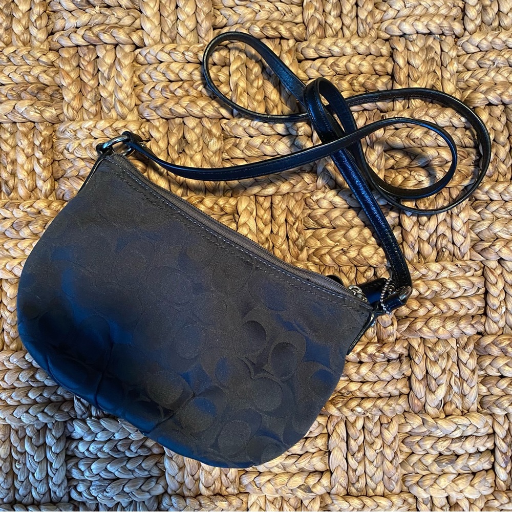 Coach Black Logo Crossbody